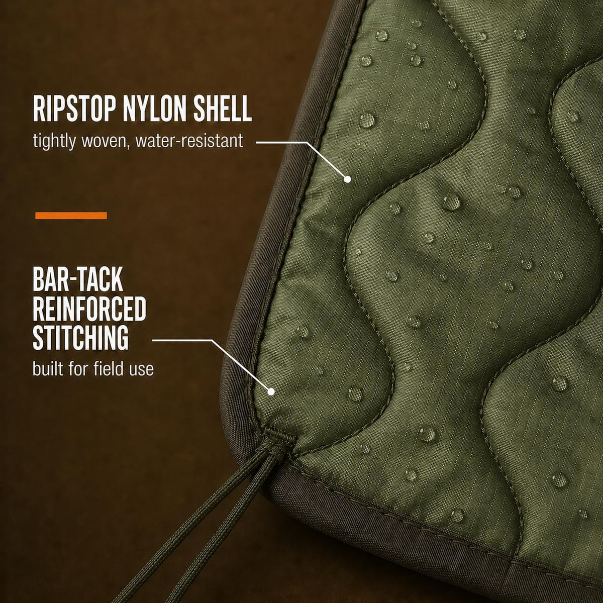 USGI Industries Woobie Blanket, Insulated Water-Resistant Poncho Liner
