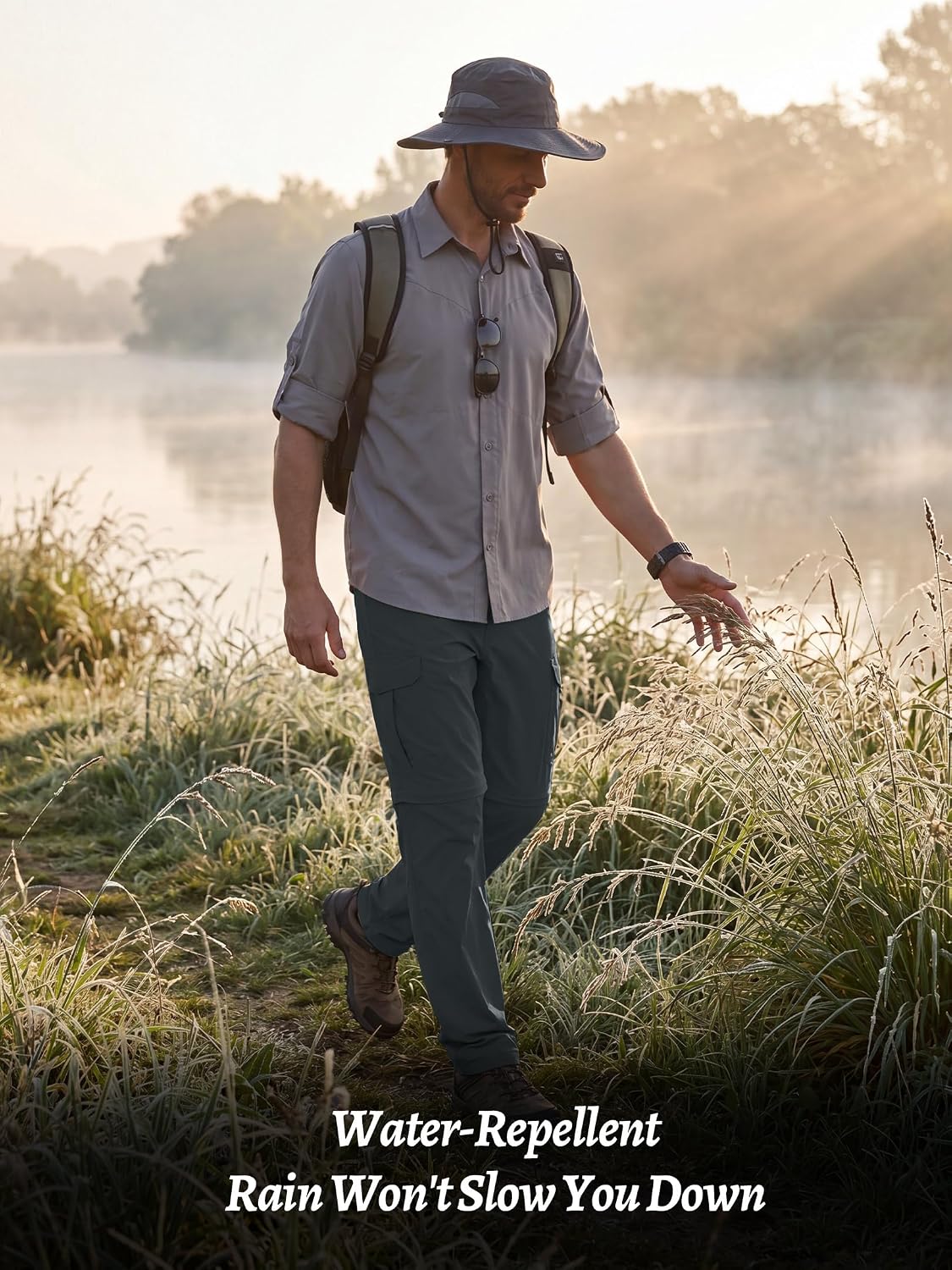 Men’s Safari Lightweight Convertible Hiking Pants