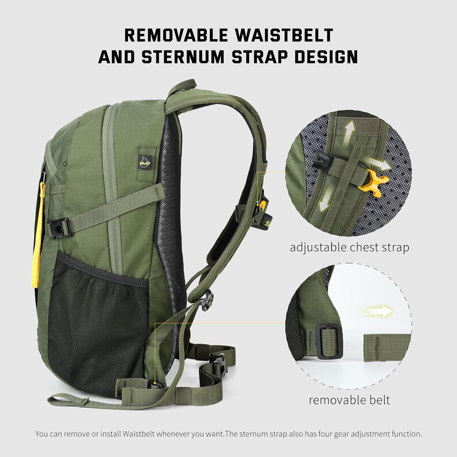 SKYSPER Small Hiking Backpack, 20L Lightweight Travel Backpacks Hiking Daypack for Women Men