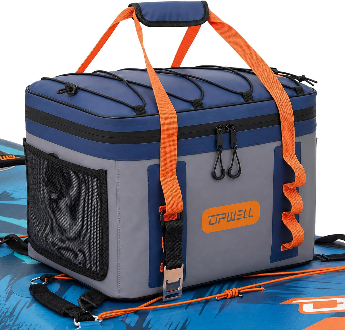 UPWELL Paddle Board Accessories, Waterproof SUP Cooler Bag with TPU Zipper, PVC Dry Bag, 42 Cans Surf Kayak Cooler