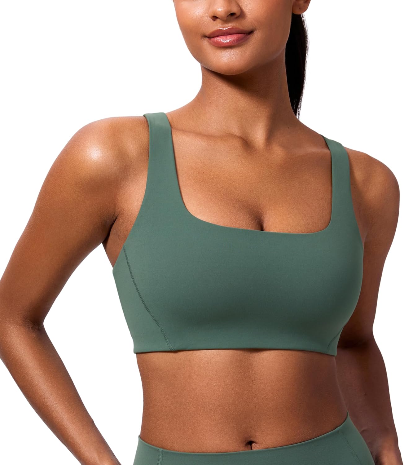 CRZ YOGA Butterlift Square Neck Sports Bras
