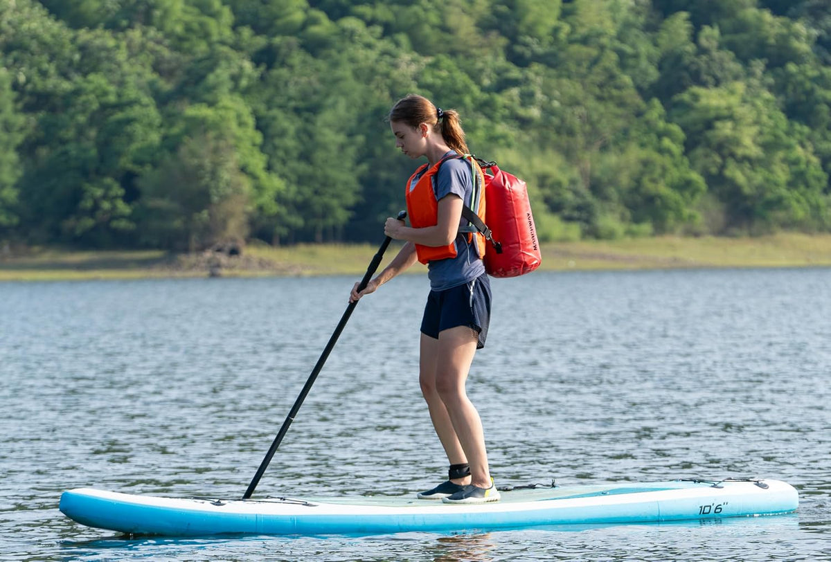 MARCHWAY Floating Waterproof Dry Bag Backpack 5L/10L/20L/30L/40L, Roll Top Sack Keeps Gear Dry for Kayaking, Rafting, Boating, Swimming, Camping, Hiking, Beach, Fishing