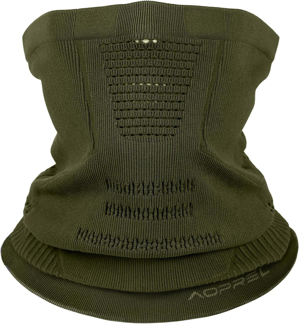 AOPREL Winter Neck Gaiter Breathable Neck Warmer Windproof Half-Face Mask
