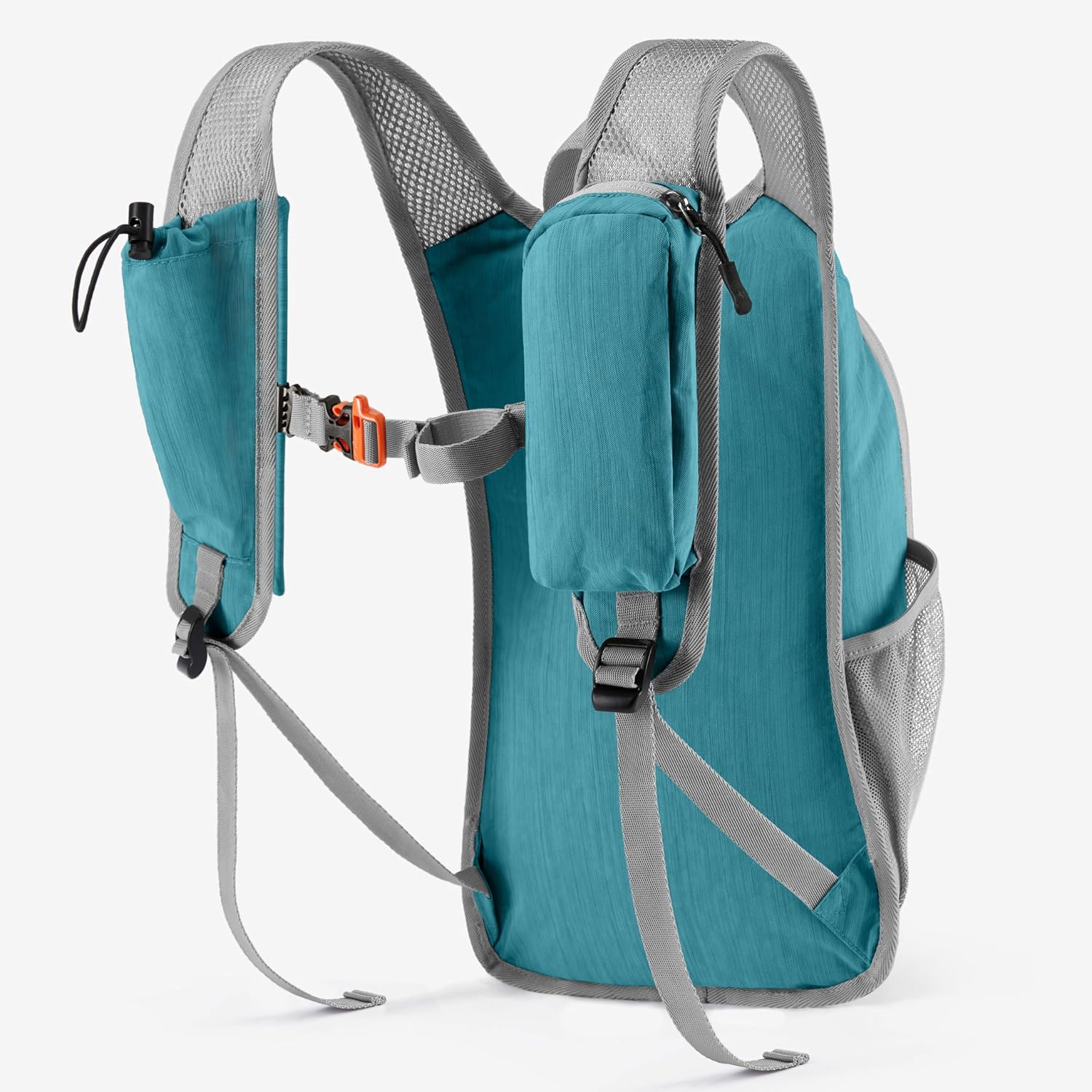 Uselike 10L Small Hiking Backpack Travel Daypack Lightweight Packable Back Pack for Women Men(Teal Blue)