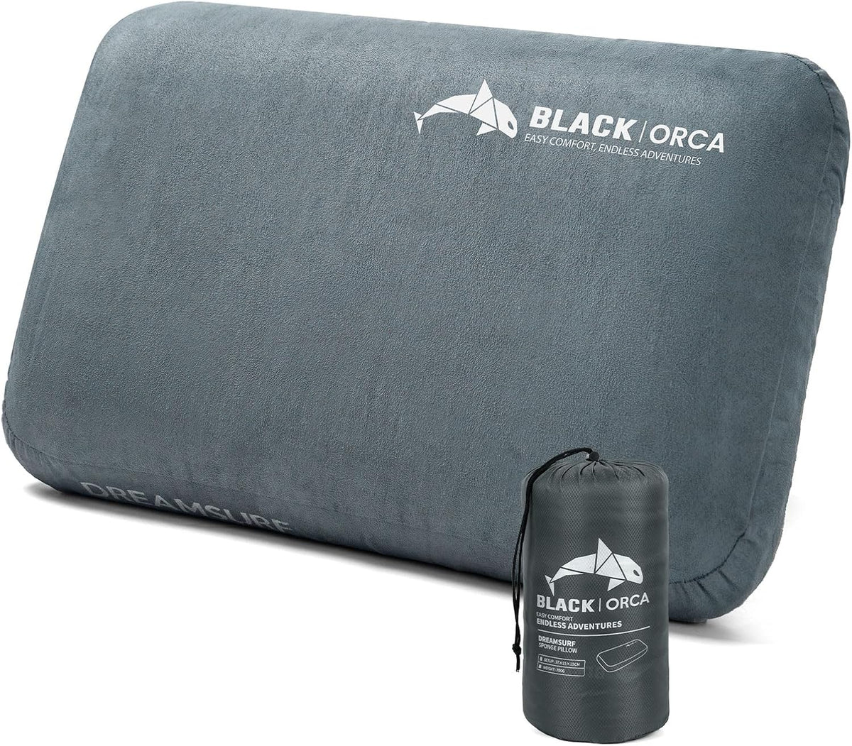 Memory Foam Camping Pillow for Backpacking and Travel,Camping Pillow