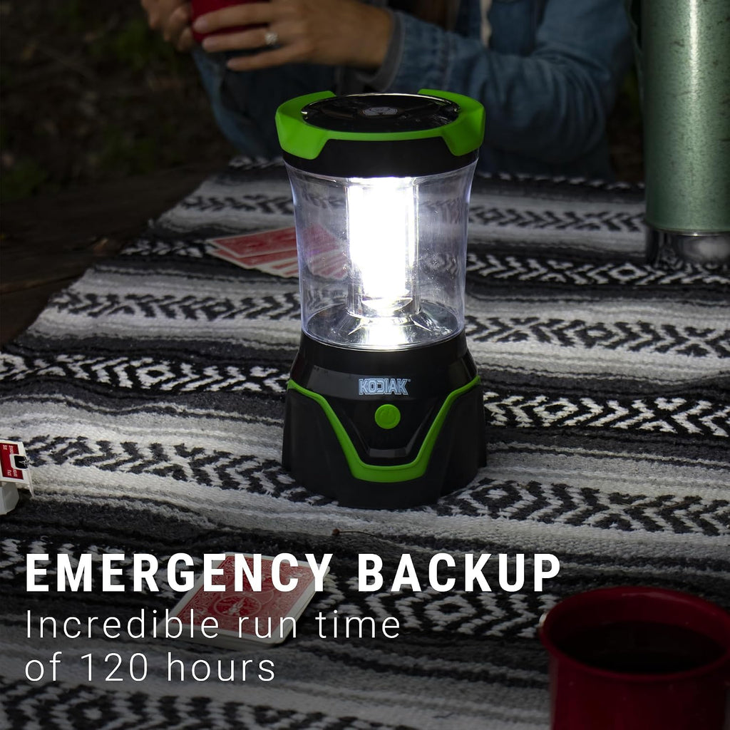 Kodiak All Ultra Bright LED Lantern for Power Outages - Battery Powered Camping Lantern, Portable and Durable Emergency LED for Outdoor Adventures