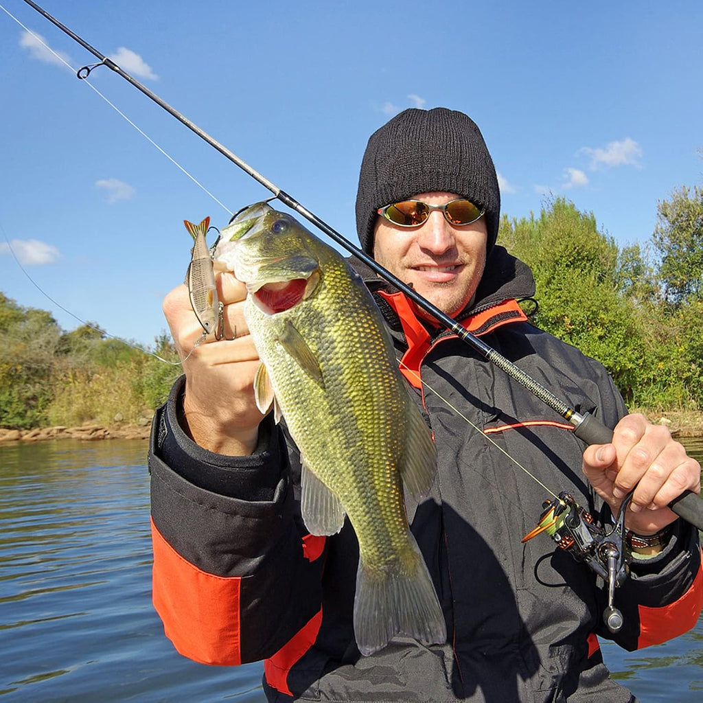 GOTOUR Jointed Swimbaits, Easy Catch Fishing Lures for Bass Trout Crappie