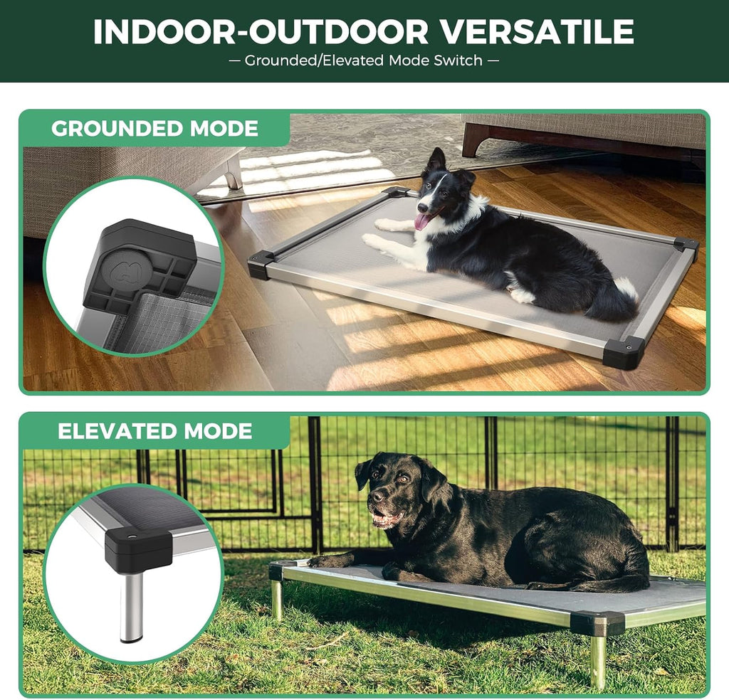 FXW TitanNest Padded Chew-Proof Elevated Dog Bed for Toy Dogs