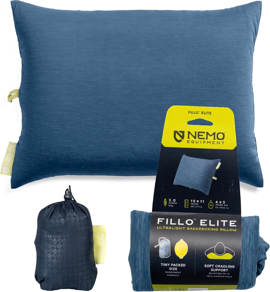 NEMO Equipment Fillo Elite Camping Pillow - Mango/Citron
