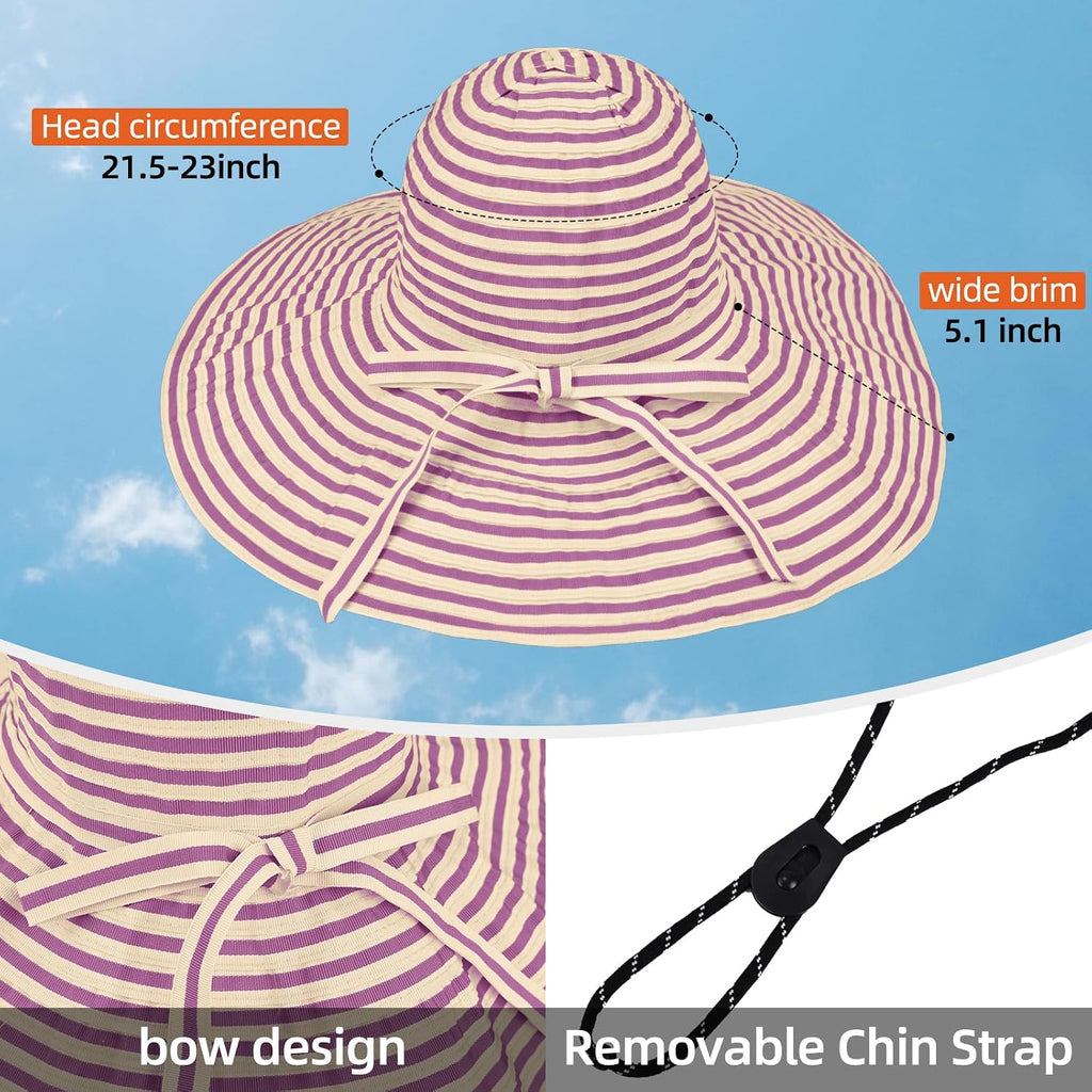 Sun Hat for Men Women UV Protection Wide Brim Fishing Hats Breathable UPF 50+ Boonie Bucket Hats Beach Safari Hiking Garden