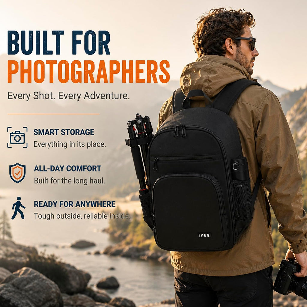 Camera Backpack for Photographers, Professional DSLR Camera Bag