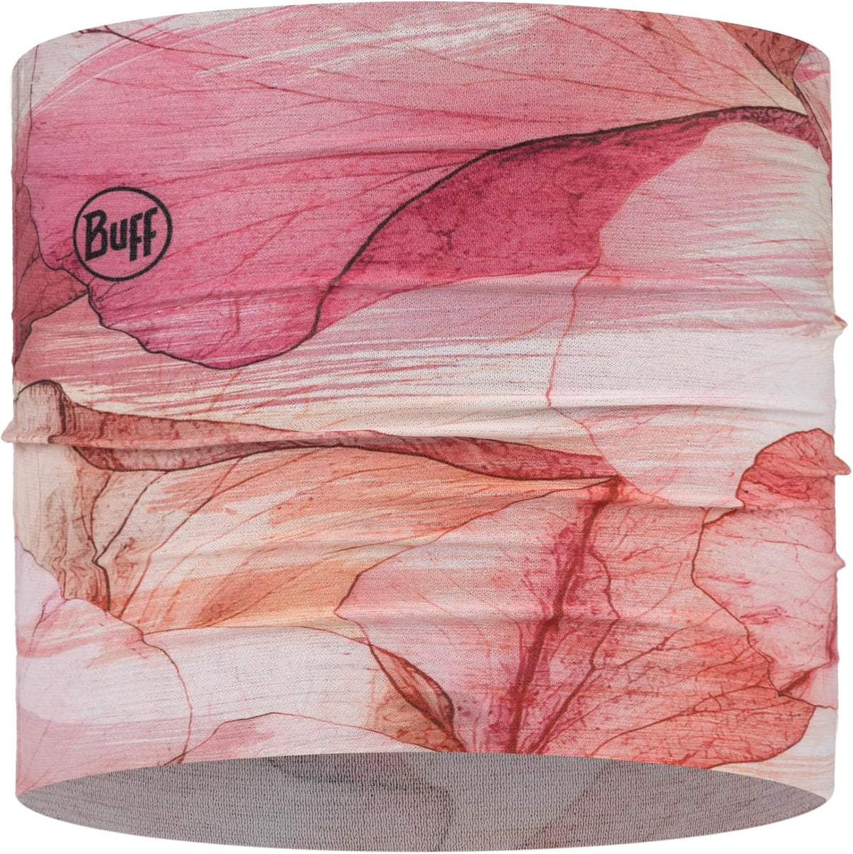 Buff CoolNet UV Half Neck Gaiter, UPF 50 Sun Protection, Breathable, Cooling Bandana, Versatile, Quick Dry Face Mask, Senia Azalea, Adult Size
