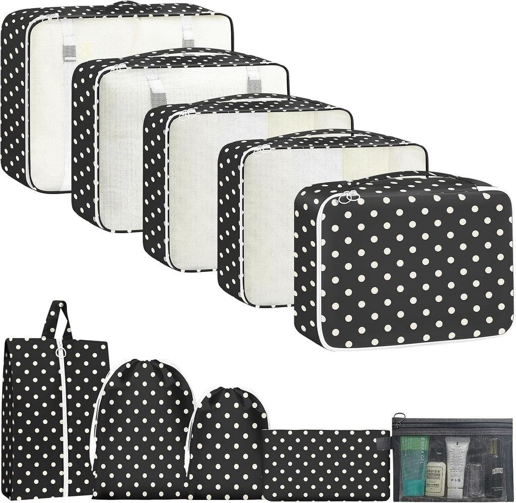 Packing Cubes for Travel 10 Set Luggage Organizer Bags