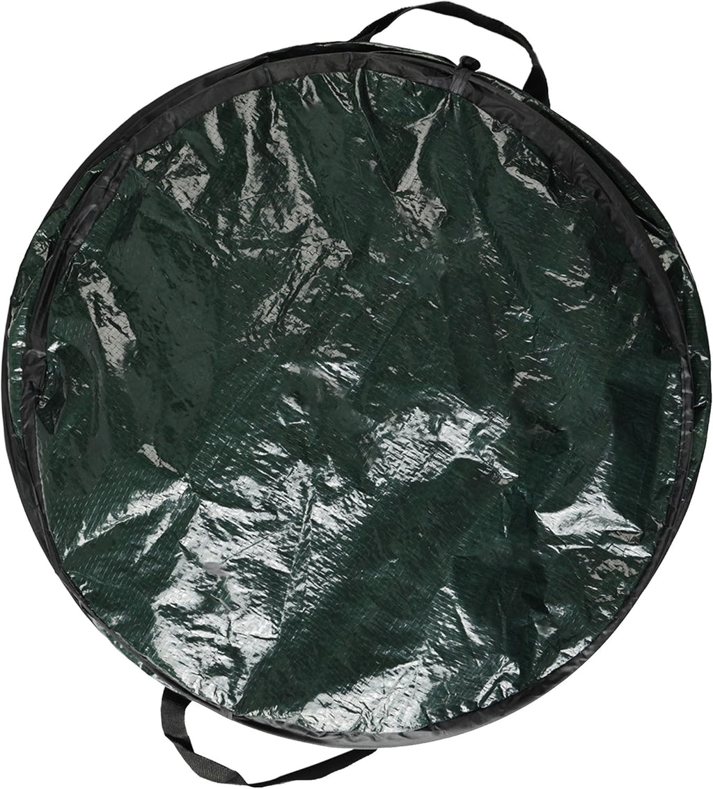 Wakeman Pop Up Outdoor Garbage Can, Black, 29.5 Gallon