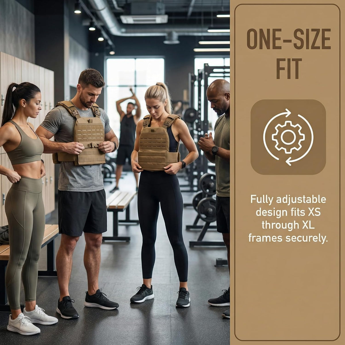 Tactical Weighted Vest for Men & Women Adjustable Strength and Endurance Workout Vest with MOLLE Panel Padded Shoulder Straps Breathable Mesh Quick Release Buckles for Running Rucking Training Fitness