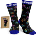 Mountain Bike Accessories - Gifts for Cyclists, Best Cycling Socks for Men, Funny Biker Gifts for Men Who Love Riding