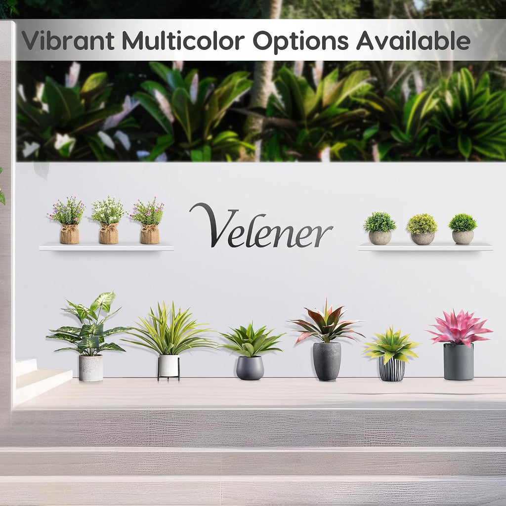 Velener 28 Inch Artificial Agave Plants Outdoor Set, Large Fake Plants Indoor for Home Decor, Realistic UV Resistant Faux Succulents Plants Without Pot, Set of 2
