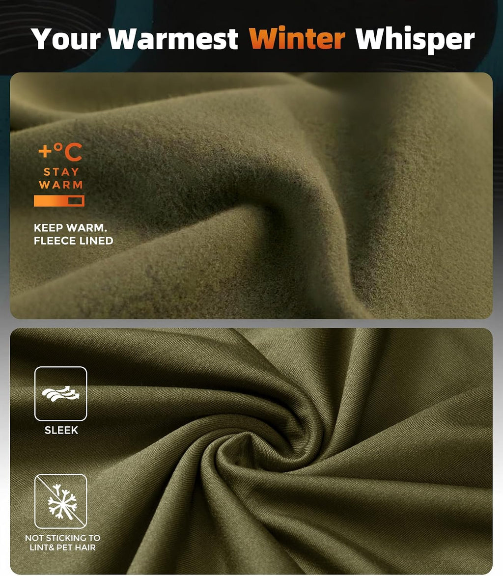 Mens Thermal Underwear Long Johns Set Cold Weather Hunting Base Layer