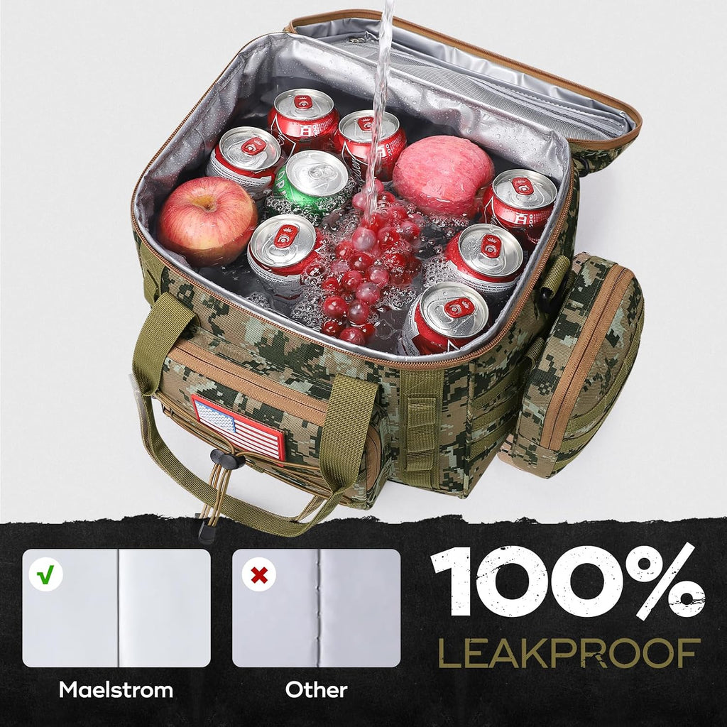 Maelstrom Tactical Lunch Box for Men, Cooler Bag with Detachable MOLLE Bag
