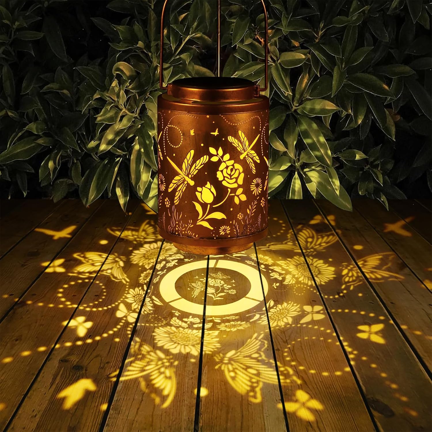2 Pack Dragonfly Solar Lanterns Garden Decor Birthday Gifts for Women