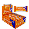 RAWMYGOD Fruit and Nut Bars, Good Source of Protein (10g, 25% protein content), Gluten Free, Vegan, No Added Sugar (16 bars, Orange & Hazelnut)