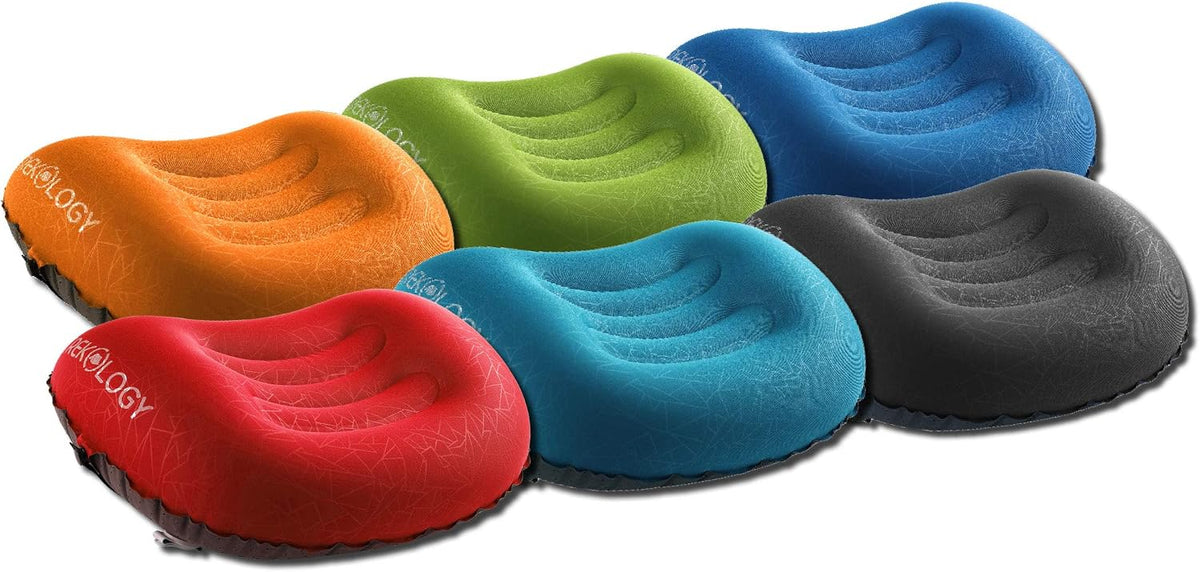 TREKOLOGY Aluft 2.0 Small Inflatable Camping Pillow for Backpacking, Travel