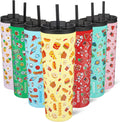 BJPKPK 30 oz Coffee Tumbler with Straw, Insulated Stainless Steel Cup