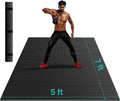Stepwaver Large Exercise Mat, 6'x4'/7'x5'/8'x5'/9'x5'/10'x5'/12'x5'x8mm