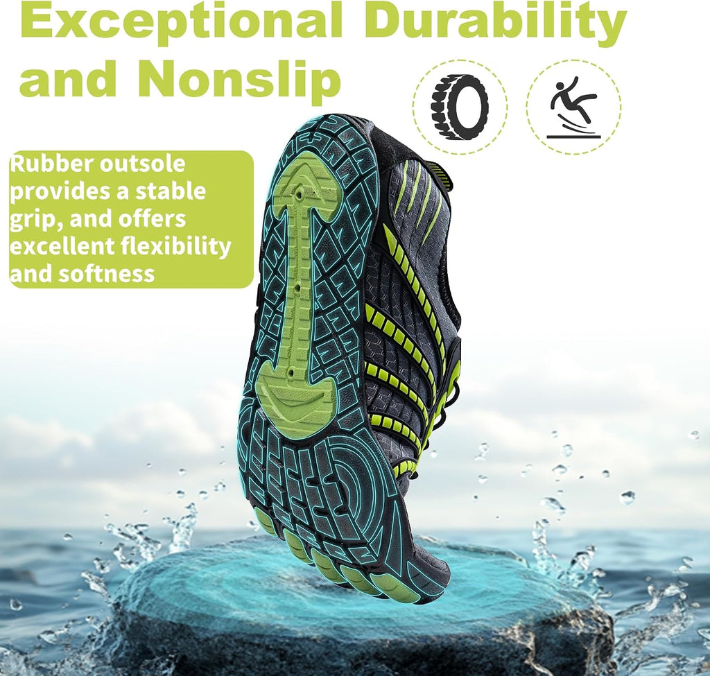 Water Shoes for Women Men, Barefoot Quick Dry Pool Shoes for Outdoor