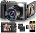 4K Digital Camera for Photography Autofocus, Upgraded 64MP WiFi Vlog Camera
