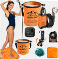 Portable Shower for Camping, Lvl.3 Filter, 12-Person Shower, 1.6GPM, IPX8