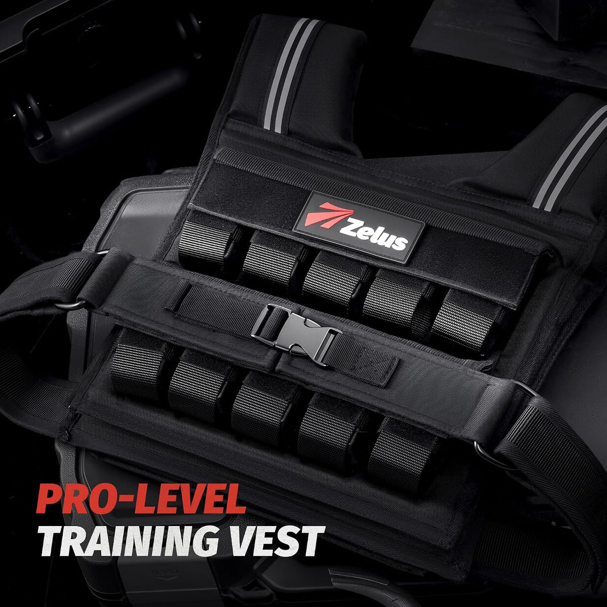 ZELUS Weighted Vest Men, 23lbs/36lbs/45lbs Adjustable Weight Vest