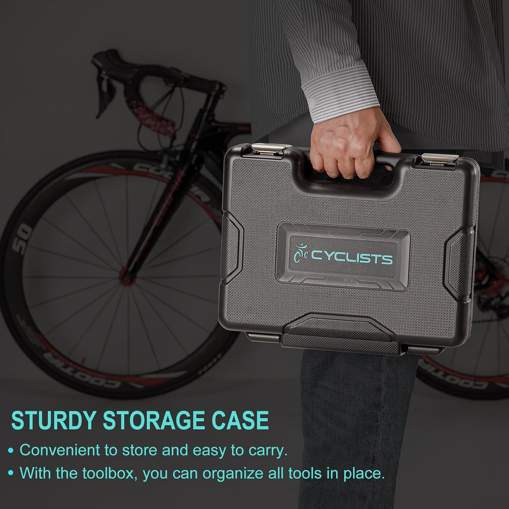Bike Tool Kit with Storage Case - 22 PCS Bicycle Repair Tool Set