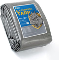 GUARD SHIELD Heavy Duty Tarp 10x20 Feet Silver/Black Multi Purpose Thick Waterproof Poly Tarp Cover 10mil