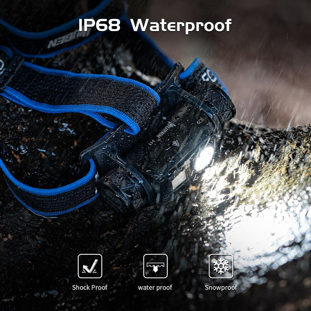 WUBEN H1 Pro Rechargeable Headlamp, 1200 High Lumen Ultra Bright
