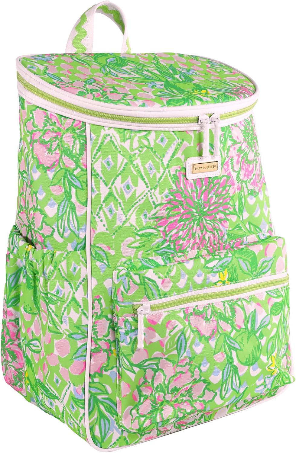 Lilly Pulitzer Insulated Backpack Cooler, Lime Feeling Good