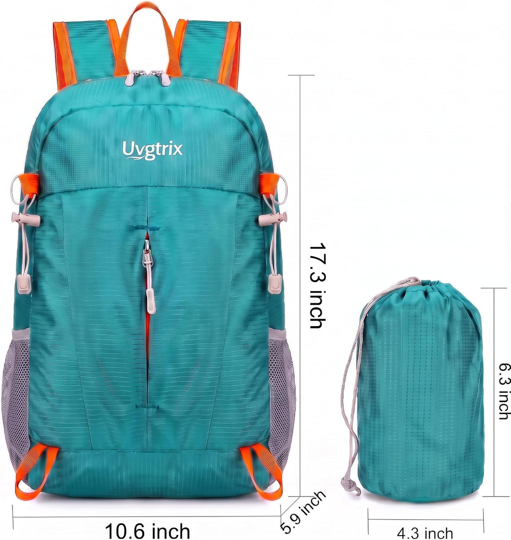 20L Water Resistant Foldable Packable Daypack Backpack