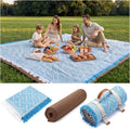 2 in 1 Extra Large Camping Blanket Outdoor Picnic Yoga Mat Lightweight Car Essential Roadtrip Gadget Rv Accessories Glamping Tent Gear Must Haves Hiking Stuff Backpacking Necessities Women Beach Gift