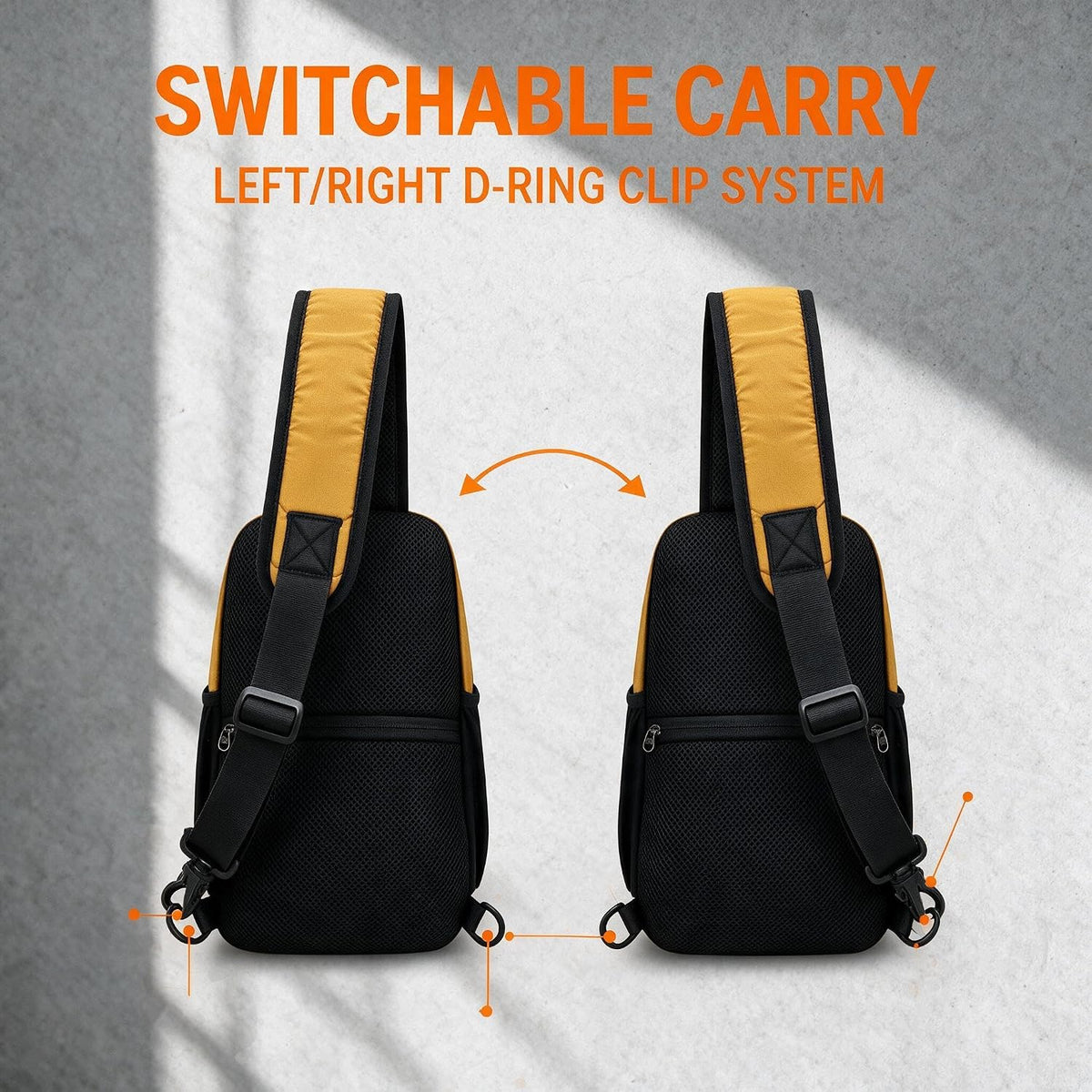Sling Bag for Men Crossbody Bags for Women Small Sling Backpack Chest Bag