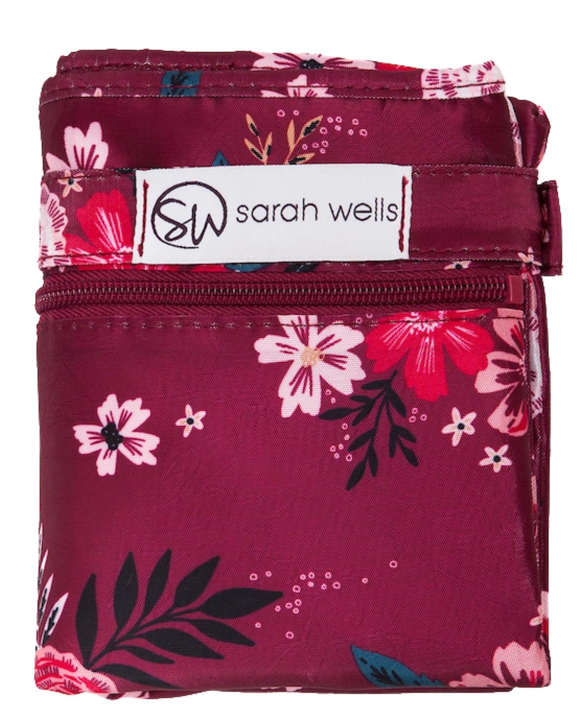 Sarah Wells Pumparoo Wet/Dry Bag with Staging Mat (Berry Bloom)