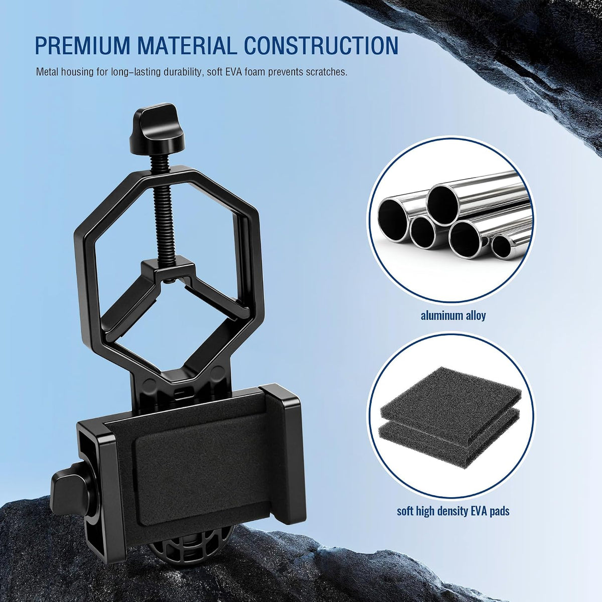 Universal Telescope Eyepiece Smartphone Adapter Cell Phone Mount