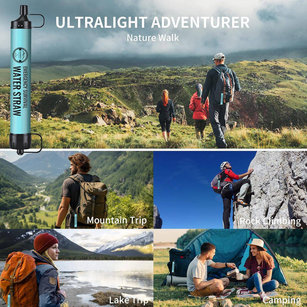 Ultralight Portable Water Filter Straw