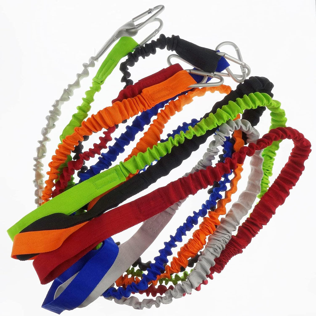 2/4/6/8/12 Pack Stretchable Paddle Leash Paddle Holder Tool Lanyard for Kayak and Paddles, Fishing Poles Rods