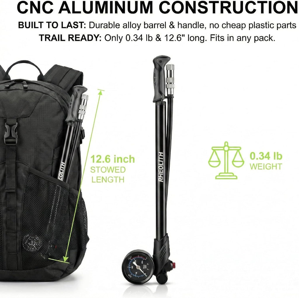 High Pressure Shock Pump for Mountain Bike - 300 PSI