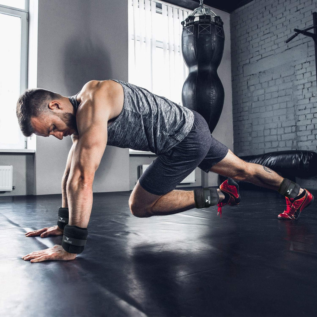 Adjustable Ankle Weights 1-3 Lbs Pair with Removable Weight for Men Women