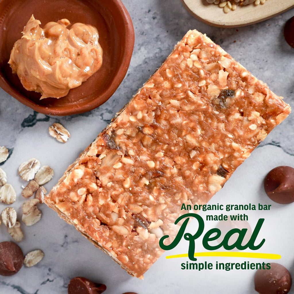 Kate's Real Food Organic Granola Bars PB Milk Choc (2.2 oz, Pack of 12)