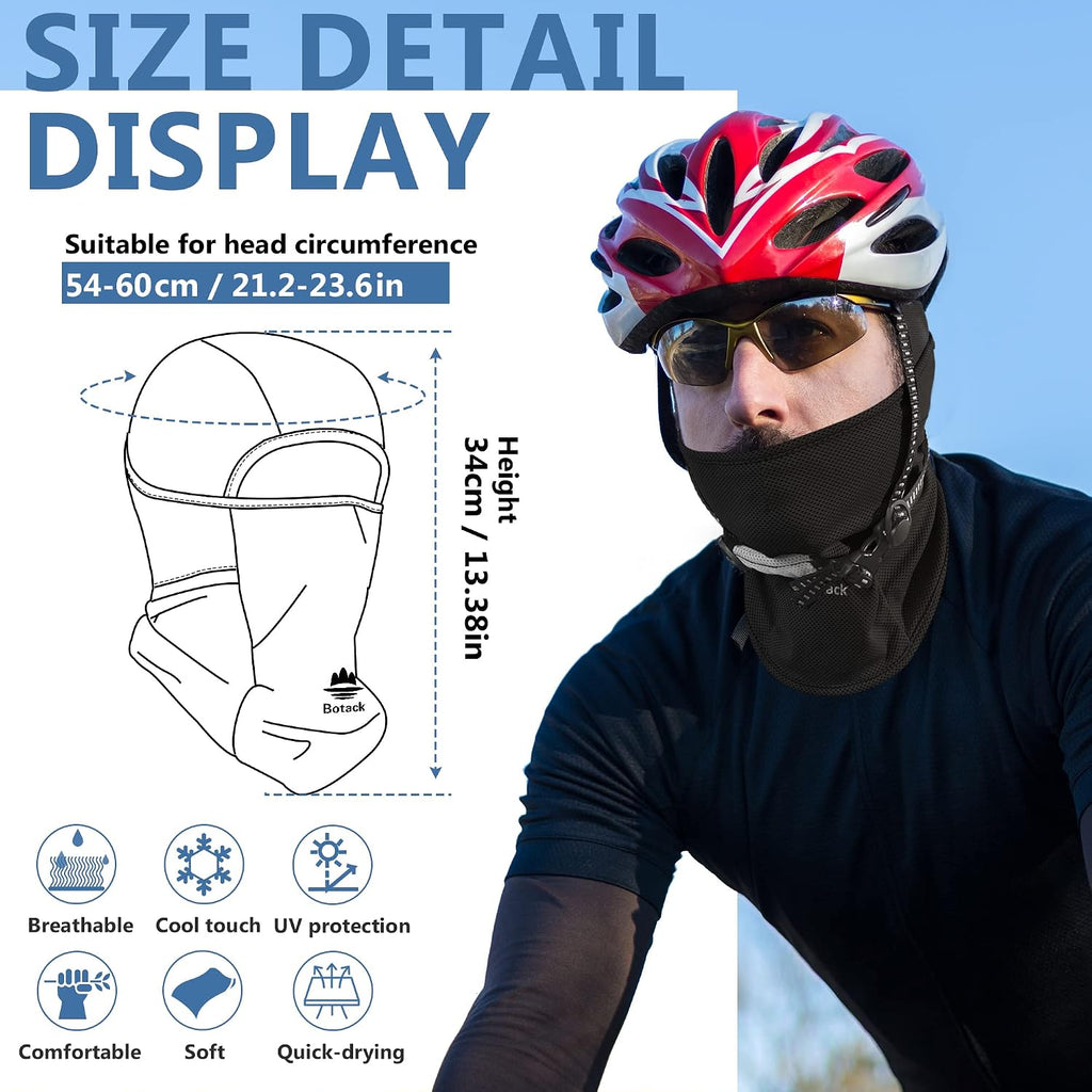 Balaclava Ski Mask, Sun Protection Breathable Face Cover Men Women