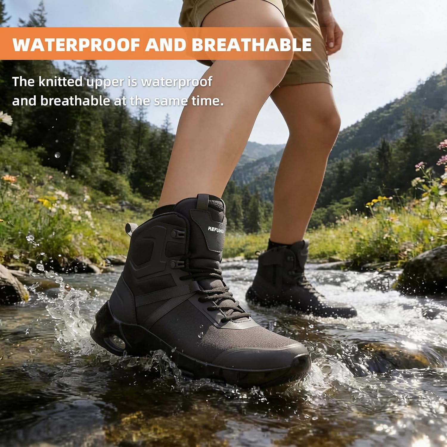 Military Tactical Boots Women Wide Waterproof 6 Inches