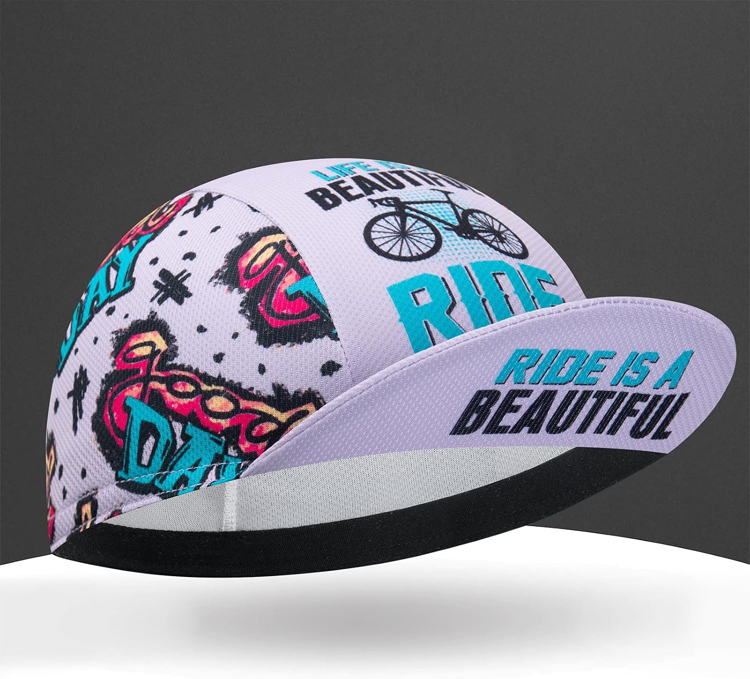 Cycling Cap for Man and Woman Cycling Hat Under Helmet-Polyester Breathable Sweat Absorbent