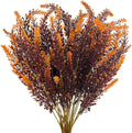 TURNMEON 10 Bundles Artificial Fall Flowers for Outdoors Fall Decorations